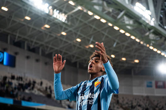 Djurgårdens Isak Alemayehu Mulugeta