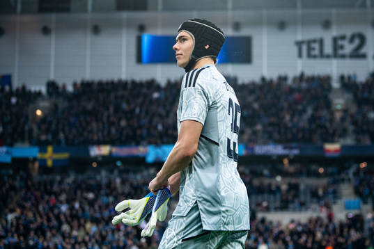 Djurgårdens målvakt Jacob Widell Zetterström