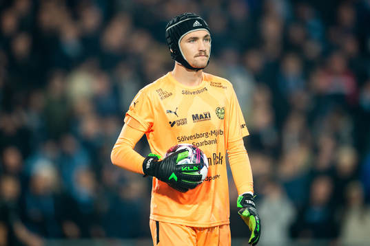 Mjällbys målvakt Noel Törnqvist