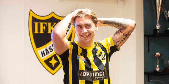 IFK Hässleholms nyförvärv Axel Winberg, 23, i
