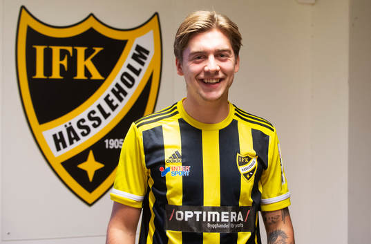 IFK Hässleholms nyförvärv Axel Winberg, 23, i