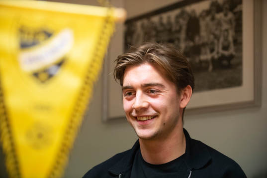 IFK Hässleholms nyförvärv Axel Winberg, 23, i