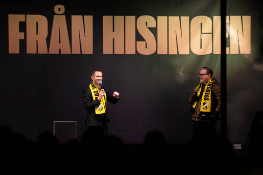 Häckens sportchef Martin Ericsson och Joakim Geigert