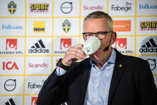 Head coach Janne Andersson of the Swedish national football