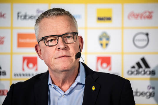 Head coach Janne Andersson of the Swedish national football