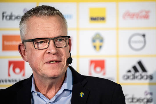 Head coach Janne Andersson of the Swedish national football