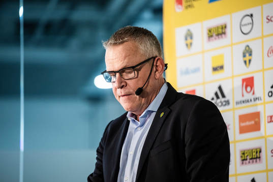 Head coach Janne Andersson of the Swedish national football