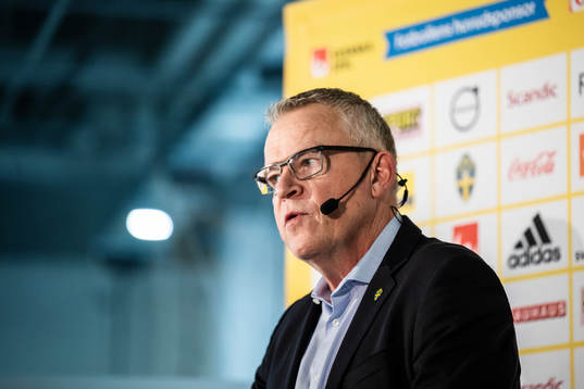 Head coach Janne Andersson of the Swedish national football