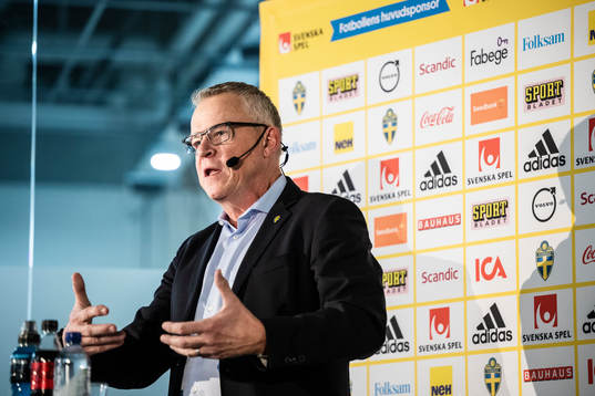 Head coach Janne Andersson of the Swedish national football
