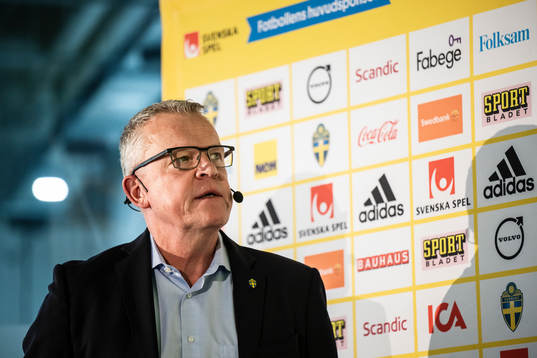 Head coach Janne Andersson of the Swedish national football