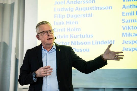 Head coach Janne Andersson of the Swedish national football