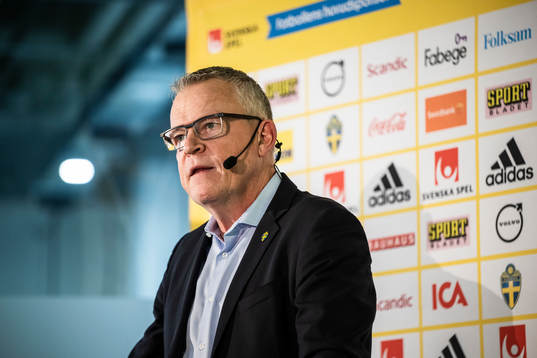 Head coach Janne Andersson of the Swedish national football