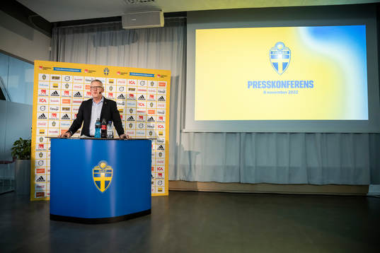 Head coach Janne Andersson of the Swedish national football