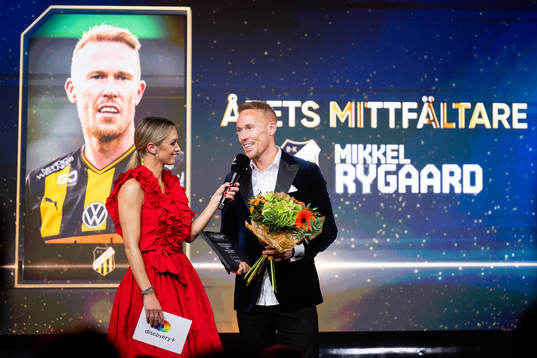 Häckens Mikkel Rygaard Jensen, Årets mittfältare