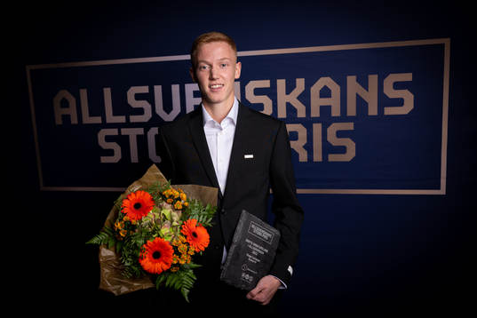 Malmö FFs Hugo Larsson, Årets unga spelare