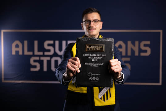 Häckens Alexander Jeremejeff, Årets bästa spelare