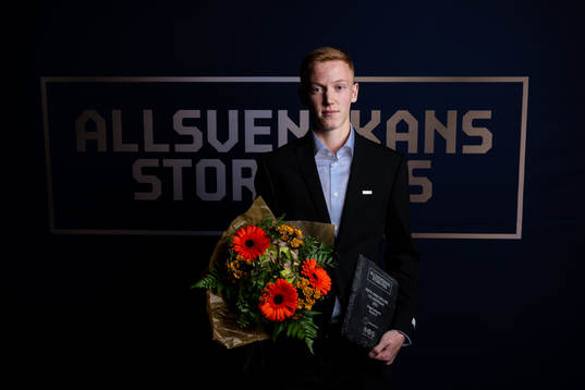 Malmö FFs Hugo Larsson, Årets unga spelare