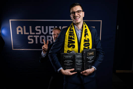 Häckens Mikkel Rygaard Jensen och Alexander Jeremejeff