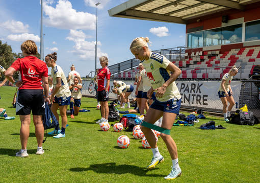 Nathalie Björn of the Swedish women's national football