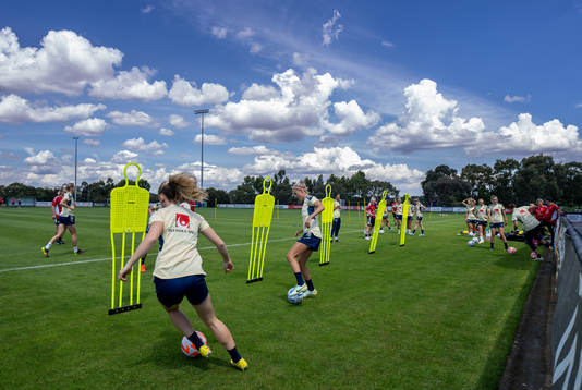 Players of the Swedish women's national football team