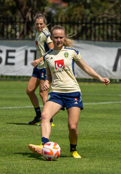 Matilda Vinberg of the Swedish women's national football