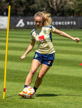 Matilda Vinberg of the Swedish women's national football