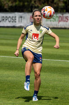 Elin Rubensson of the Swedish women's national football team
