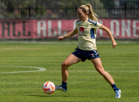 Elin Rubensson of the Swedish women's national football team