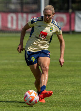 Jonna Andersson of the Swedish women's national football