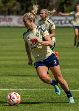 Rebecka Blomqvist of the Swedish women's national football
