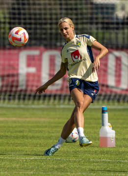 Nathalie Björn of the Swedish women's national football