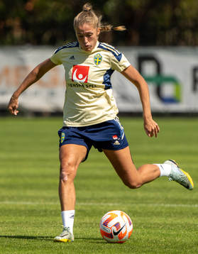 Filippa Angeldahl of the Swedish women's national football