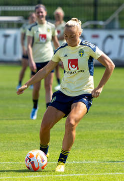 Hanna Bennison of the Swedish women's national football team