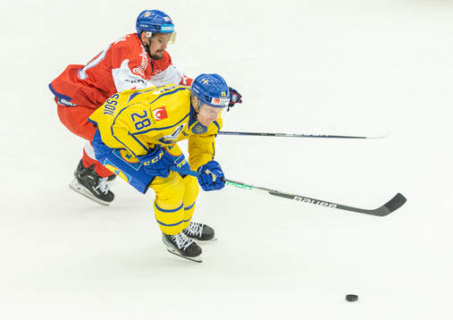 Petr Holik of Czech Republic and Anton Bengtsson of Sweden