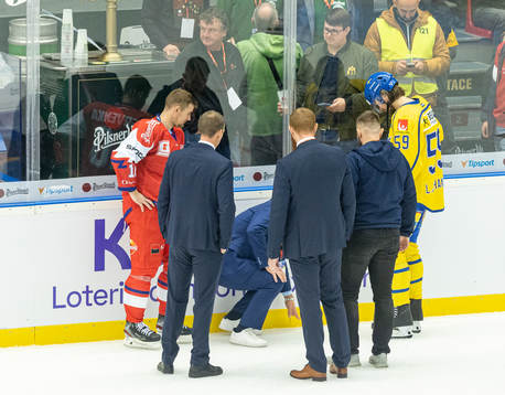 Roman Cervenka of Czech Republic and Linus Johansson of