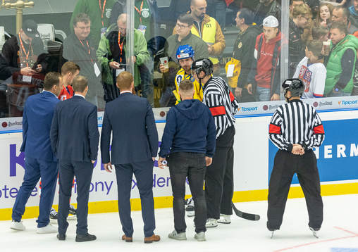 Roman Cervenka of Czech Republic and Linus Johansson of