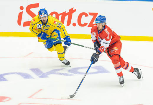 Filip Chlapik of Czech Republic and Linus Johansson of