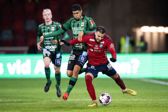 Varbergs Luke Le Roux och Östers Dzenis Kozica