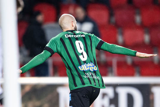 Varbergs Robin Simovic jublar