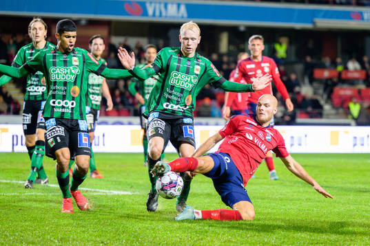 Varbergs Luke Le Roux och Andre Boman