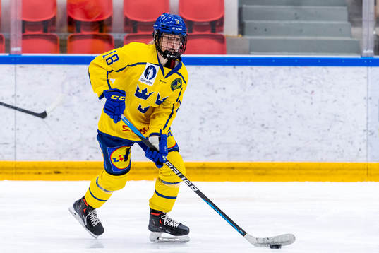 Sveriges Hilda Svensson värmer upp
