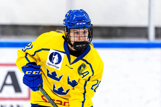 Sveriges Moa Gustafsson värmer upp