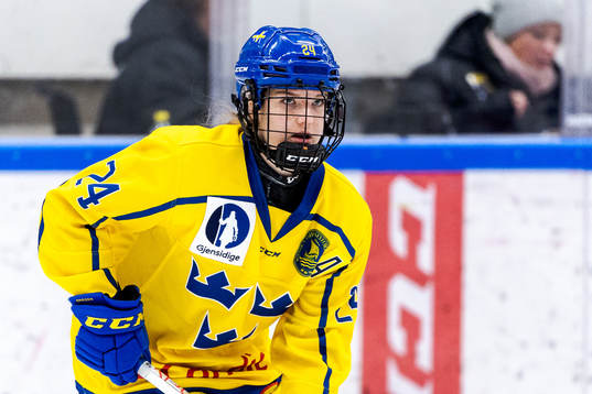 Sveriges Ebba Hedqvist värmer upp