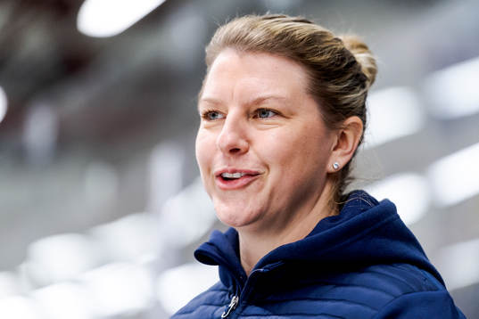 Sveriges assisterande tränare Pernilla Winberg