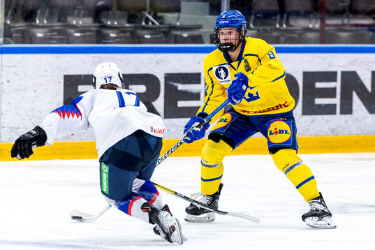 Slovakiens Zuzana Dobiasova och Sveriges Jenna Raunio
