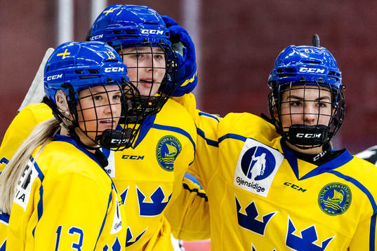 Sveriges Mira Hallin, Isabelle Leijonhielm och Emma Rehn