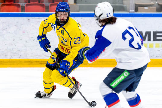 Sveriges Isabelle Leijonhielm och Slovakiens Michaela