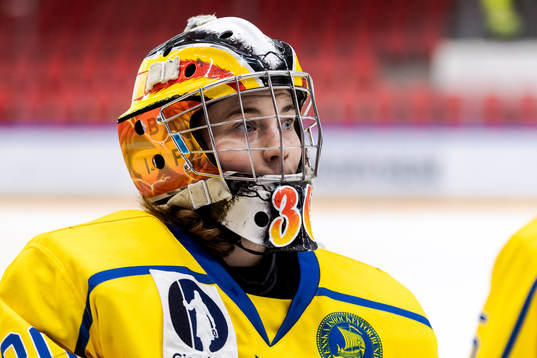 Sveriges målvakt Felicia Frank