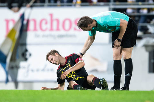 Östersunds Ludvig Fritzson har ont