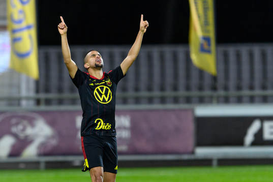 Östersunds Erick Brendon Pinheiro da Silva jublar